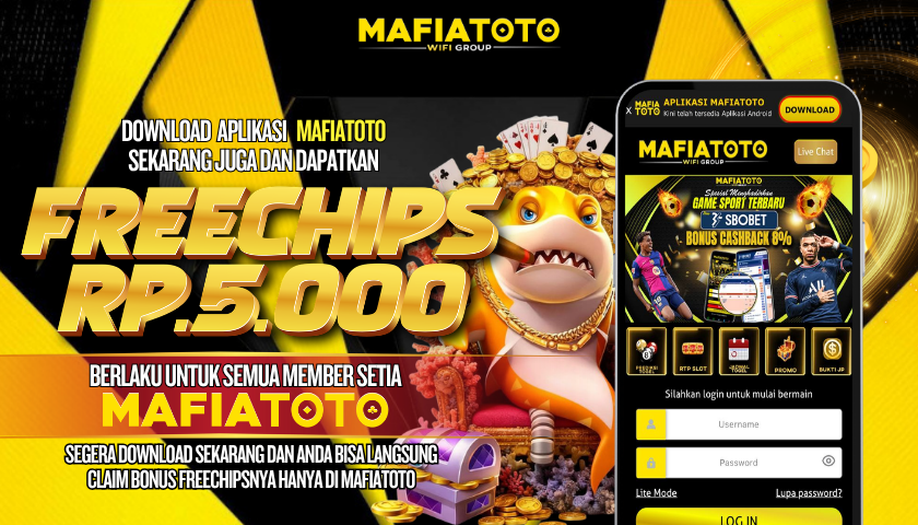 BONUS FREECHIPS RP.5.000 MAFIATOTO